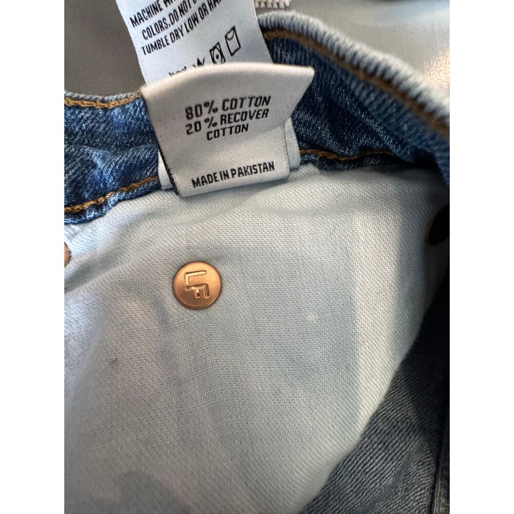 New Revolve Lovers + Friends Lennon Blue Ultra High Rise Wide Leg Jeans Size 28 - Picture 5 of 8